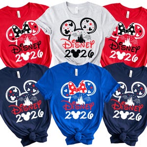 Camisetas familiares a juego para el viaje a Disney 2026 imagen 5