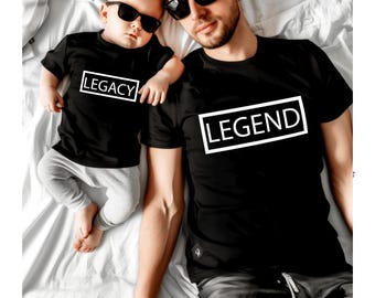 Legend Legacy Matching Family Shirts, Father's Day Gift