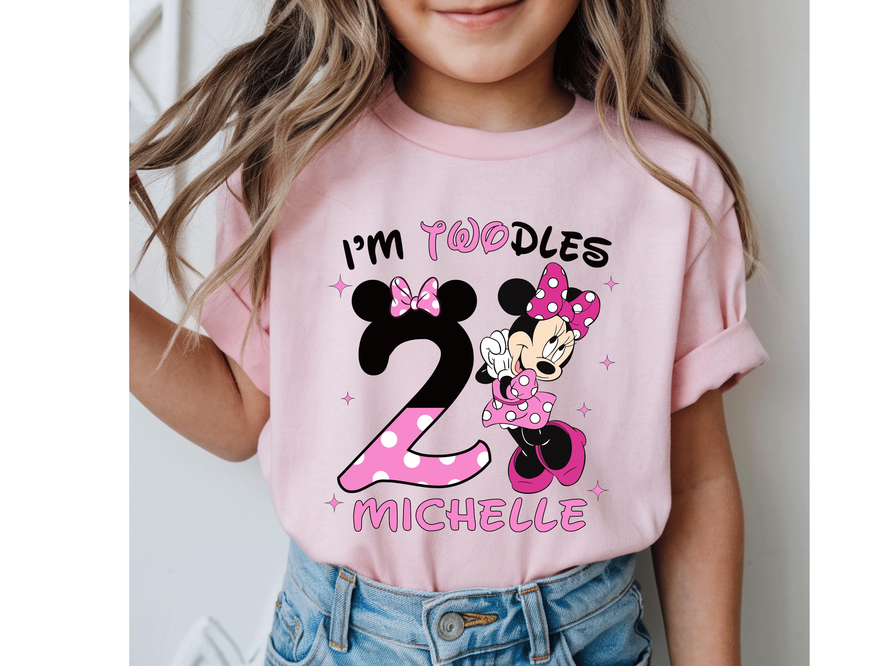 Personalized Minnie Mouse Birthday Shirt, Custom Twodles Family ...
