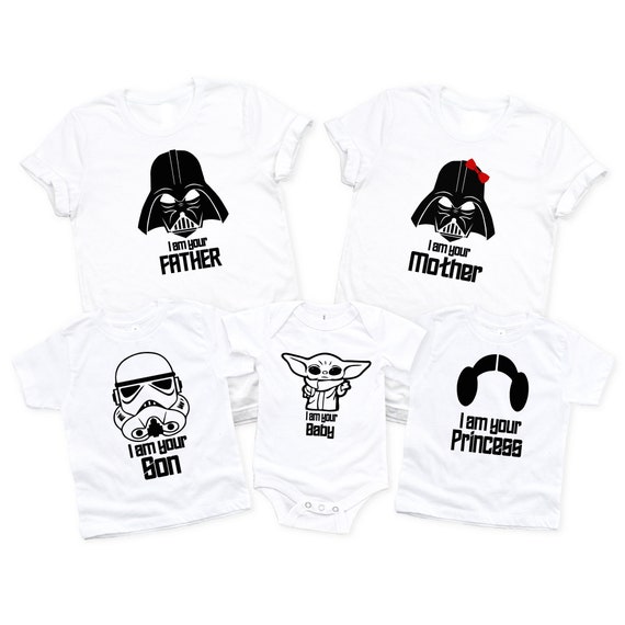 Restringido Rana para ver Camisas personalizadas de la familia Star Wars camisas de - Etsy España