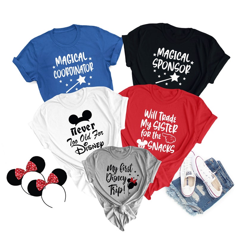 Disney Family Shirts Custom Disney Shirts Disney Matching Etsy
