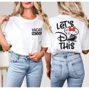 Matching Disney Cruise Family Shirts, Minnie & Mickey Vacation Tees
