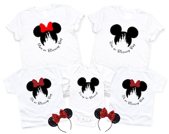 Disney Family Birthday Shirts Custom, Disney Birthday Shirt, Custom Disney Matching Birthday Shirts, Mickey Minnie Birthday Party Shirts