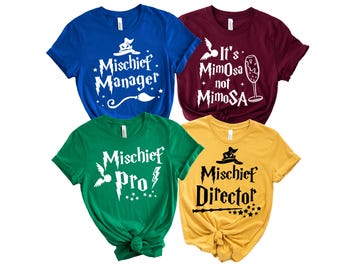 Custom Wizard Family Vacation Shirts: Universal Studios Matching Outfits