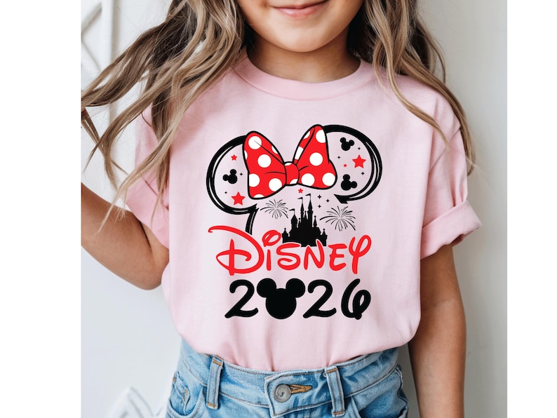Camisetas familiares a juego para el viaje a Disney 2026 imagen 4