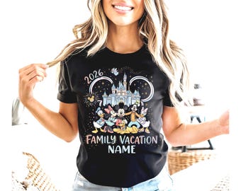 Disney Family Vacation 2026 Matching Custom Shirts