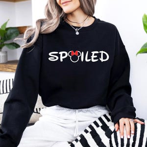 Spoiled Broke Disney Trip Shirts, Disney World Couple Matching Sweatshirts, Family Disney Shirts immagine 3