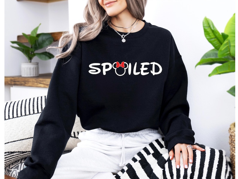 Spoiled Broke Disney Trip Shirts, Disney World Couple Matching Sweatshirts, Family Disney Shirts immagine 3