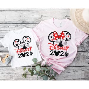 Camisetas familiares a juego para el viaje a Disney 2026 imagen 7