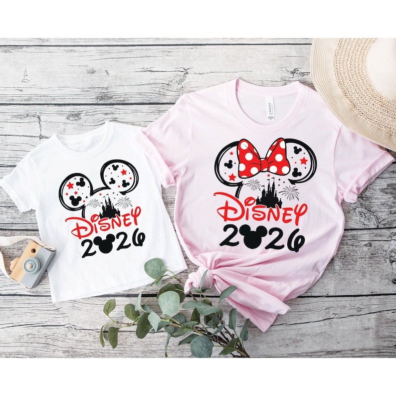 Camisetas familiares a juego para el viaje a Disney 2026 imagen 7