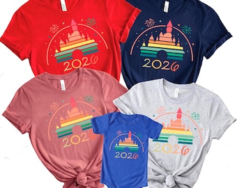 Disney Matching Family Vacation Shirts 2026, Custom Disney Castle T-shirts
