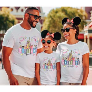Disney Birthday Princess Shirt, Disney Birthday Girl Shirt, Disney Birthday Squad Shirts, Disney Birthday Group Shirts, Disney Castle Tee