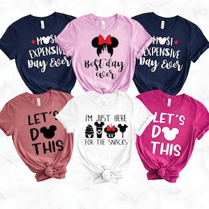 Personalized Disney Family Vacation Shirts, Matching Theme Park Tees