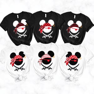 Disney Shirts, Custom Disney Cruise Shirts, Disney Pirate Shirts, Custom Disney Family Cruise Shirts, Mickey Pirate Shirts