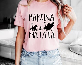 Hakuna Matata Shirt, Disney Animal Kingdom Family Trip T-Shirt