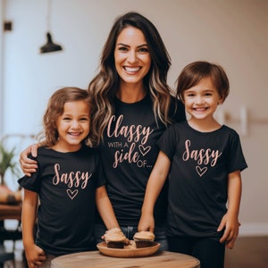Camisetas de mamá y yo, conjuntos de mamá y yo, camiseta de mamá, camiseta del día de la madre, regalo para mamá, regalo para ella