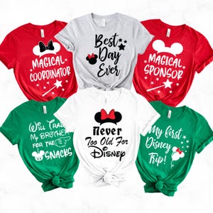 Magic Coordinator Family Shirts, My First Disney Trip Shirt, Disney Family Shirts Funny, Custom Disney Family Shirts, Disney Matching Shirts