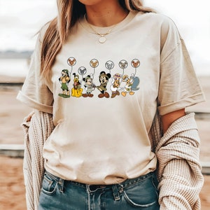 Retro Mickey and Friends Leopard Balloon Animal Kingdom Shirt, Vintage Safari Mode T-shirt, Animal Kingdom Shirt