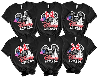 Disney Trip Shirt 2026, Personalized Disney Wolrd Family Vacation Custom Shirts, Matching Group Disney Shirts