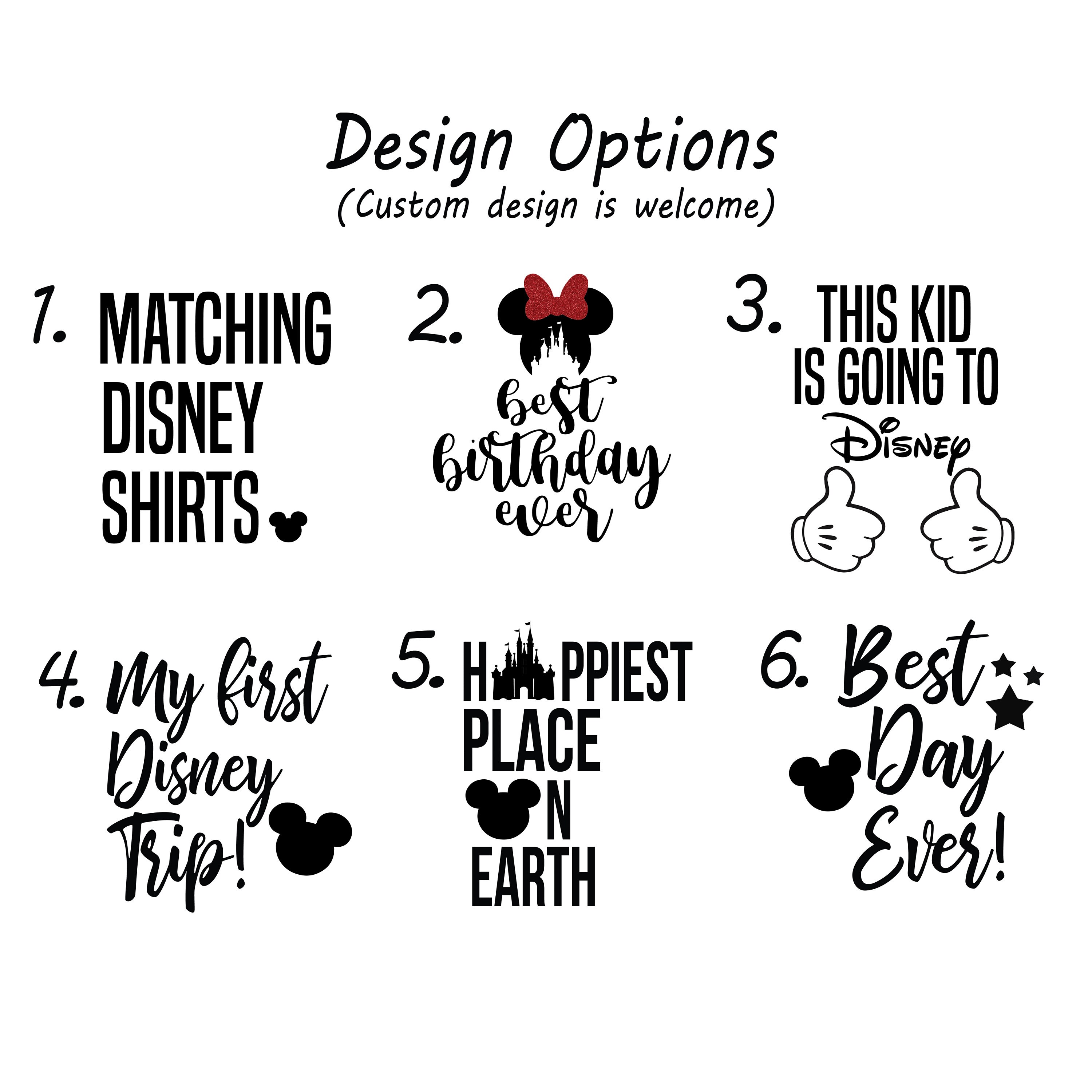Disney Family Shirts Custom Disney Shirts Disney Matching Etsy