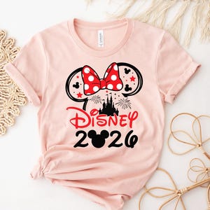 Camisetas familiares a juego para el viaje a Disney 2026 imagen 8