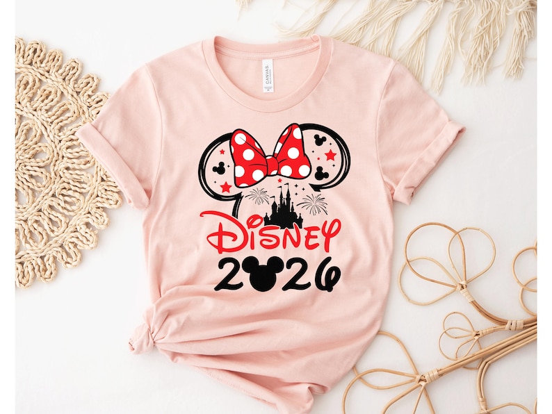 Camisetas familiares a juego para el viaje a Disney 2026 imagen 8