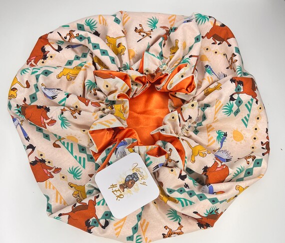 Cartoon Satin Bonnet