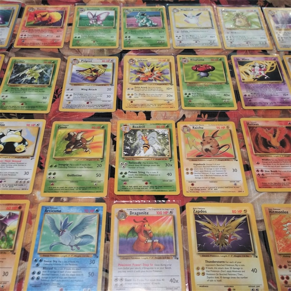 5 Card Pack GUARANTEED All Rares - REAL Cards Base Set
