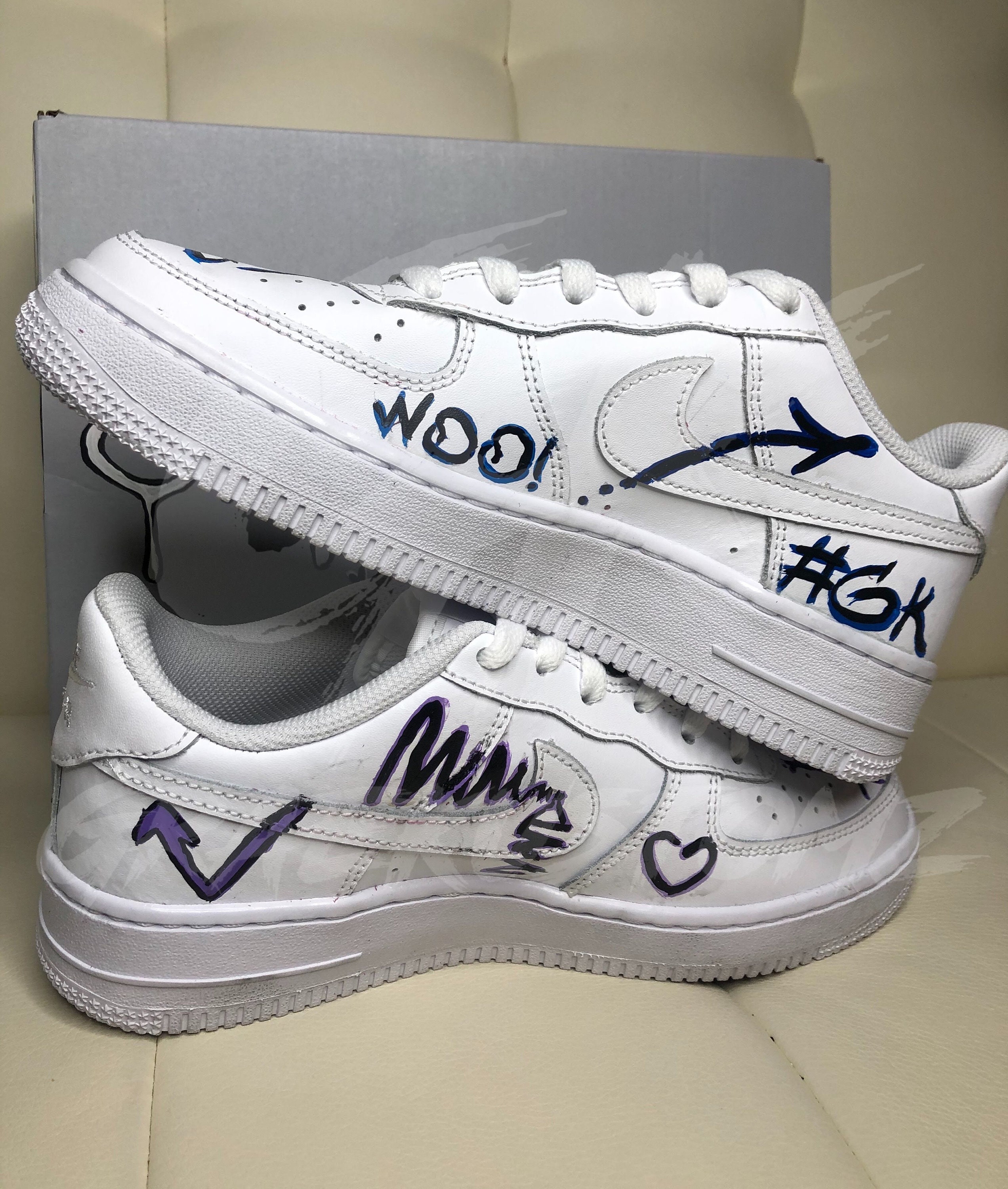 custom air force 1 graffiti