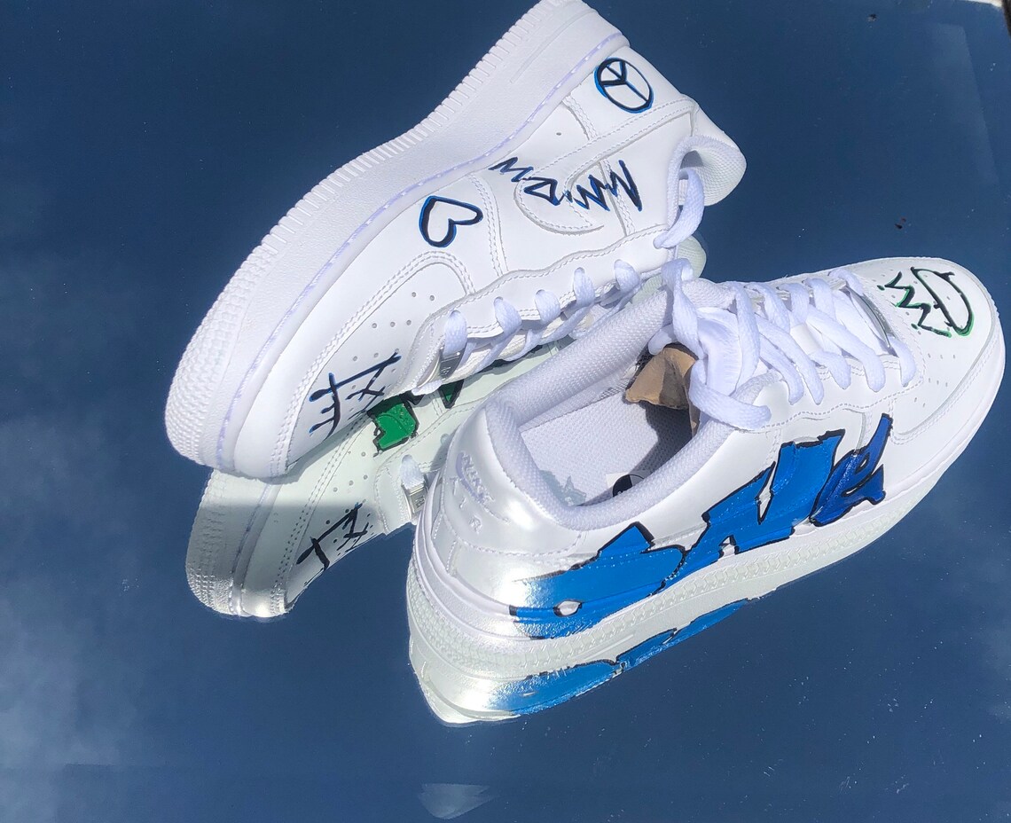 custom air force 1 graffiti