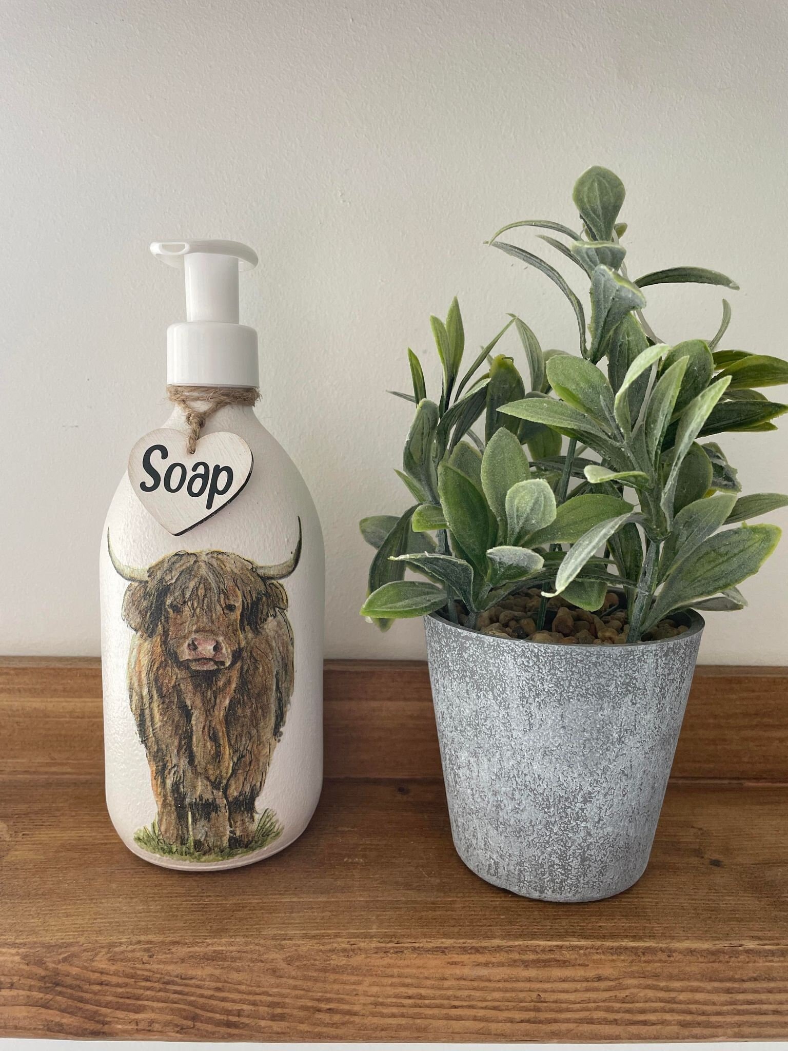 Unique hand soap dispenser outlet
