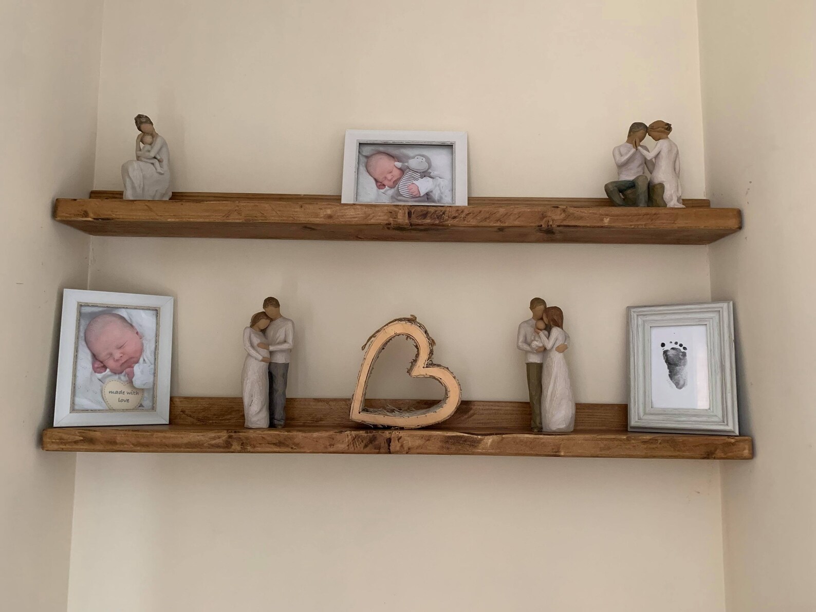 Handmade Chunky Rustic Shelves Wooden Shelves Ornament Etsy