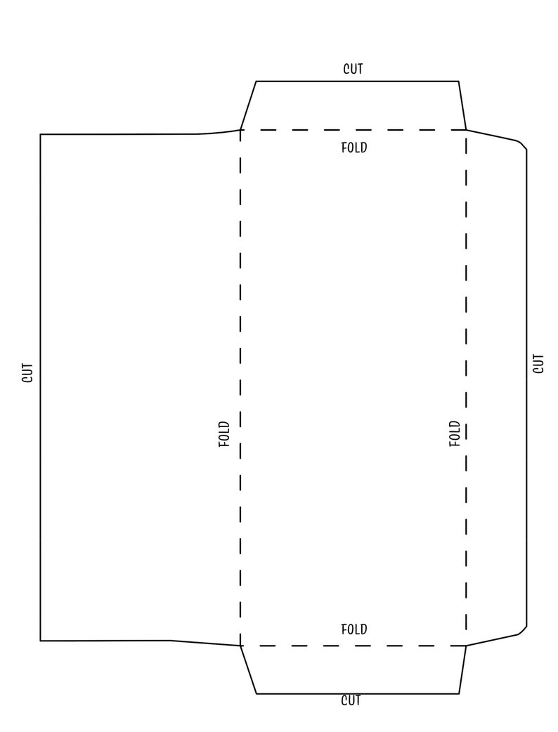 Printable Downloadable Cash Envelope Template Printable Templates