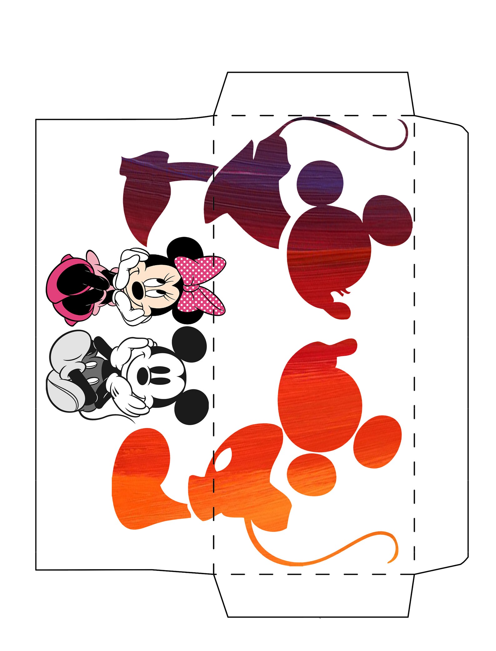 Mickey Mouse Cash Envelope Printable Budget Envelopes Dave | Etsy
