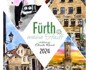 A4-Wandkalender "Fürth meine Stadt" 2024