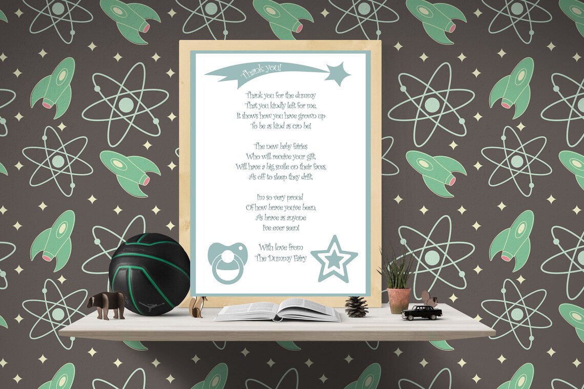 Downloadable Letter From the Dummy Fairy, Instant Download Paci Fairy ...