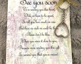 Personalised isolation gift, Missing you print, thinking of you lockdown poem, missing you card, Self Isolation Quarantine Social Distancing