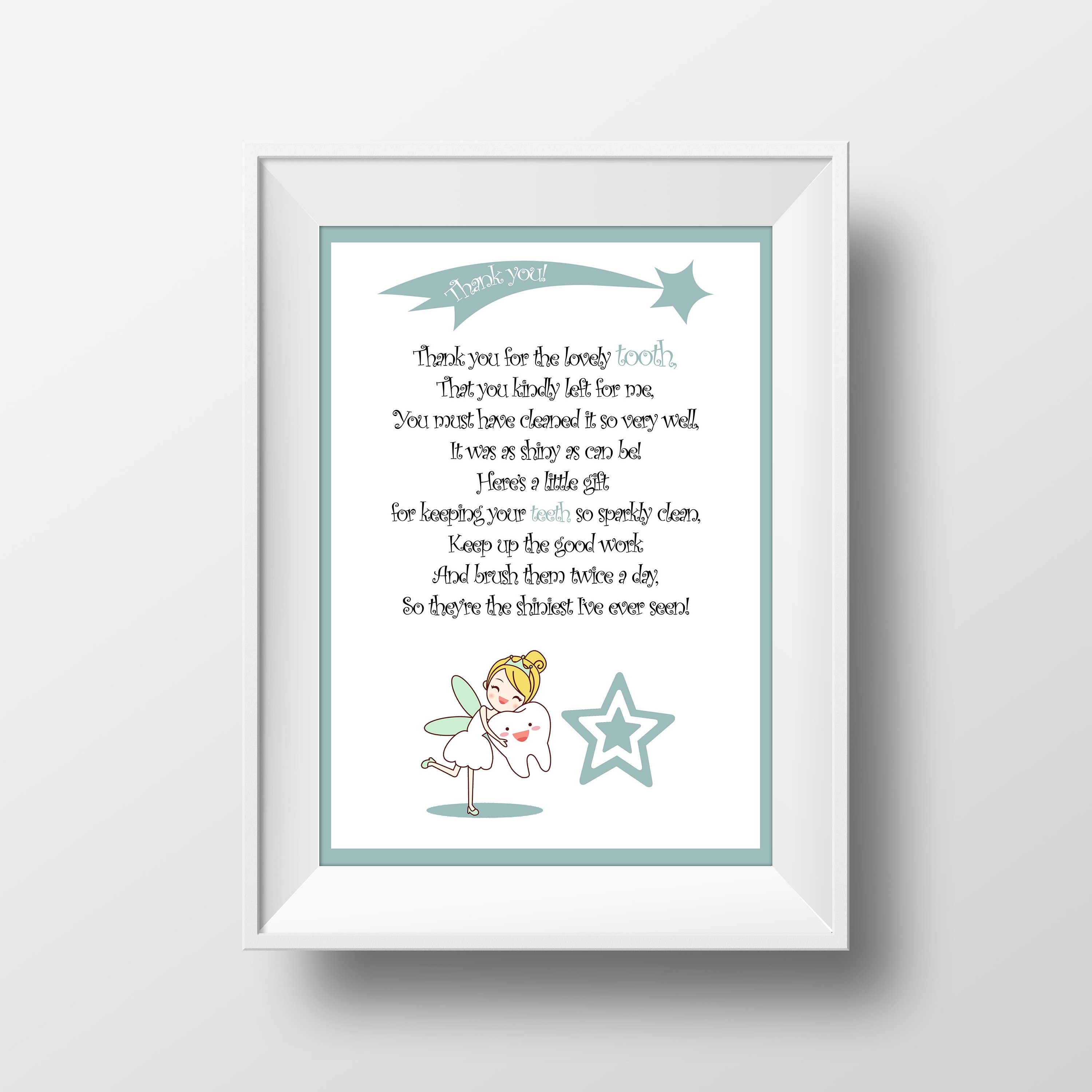 Lettre De La Fée Des Dents à Imprimer Gratuit Lettre téléchargeable de la fée des dents téléchargement - Etsy Canada