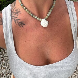 Beaded Seashell Necklace