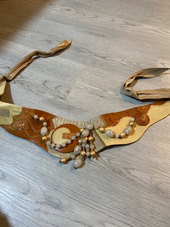 Vintage Laise Adzer leather belt