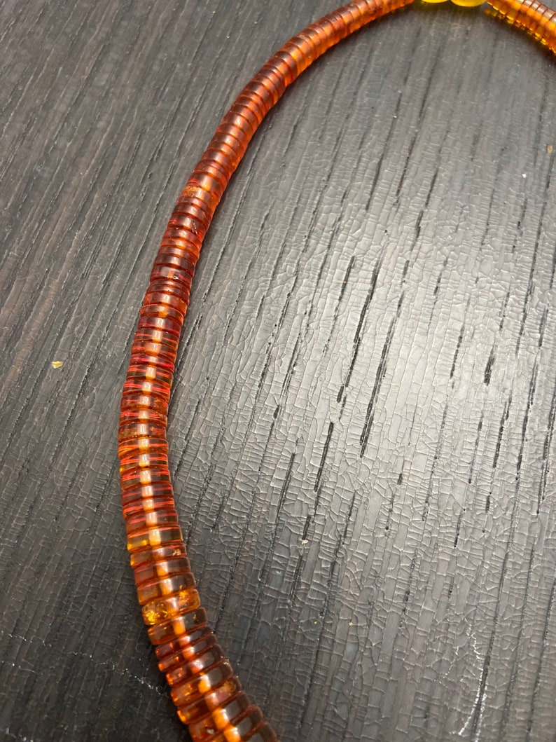Vintage Baltic Amber Deco Necklace