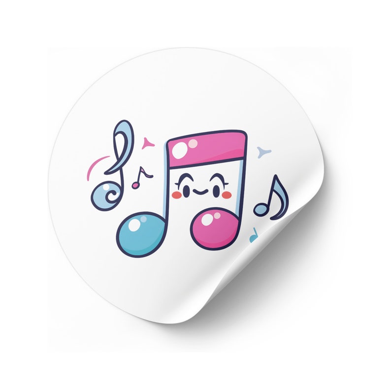 Cute Music Note Clipart! 16 Kawaii Musical Note Clipart. Music Notation ...