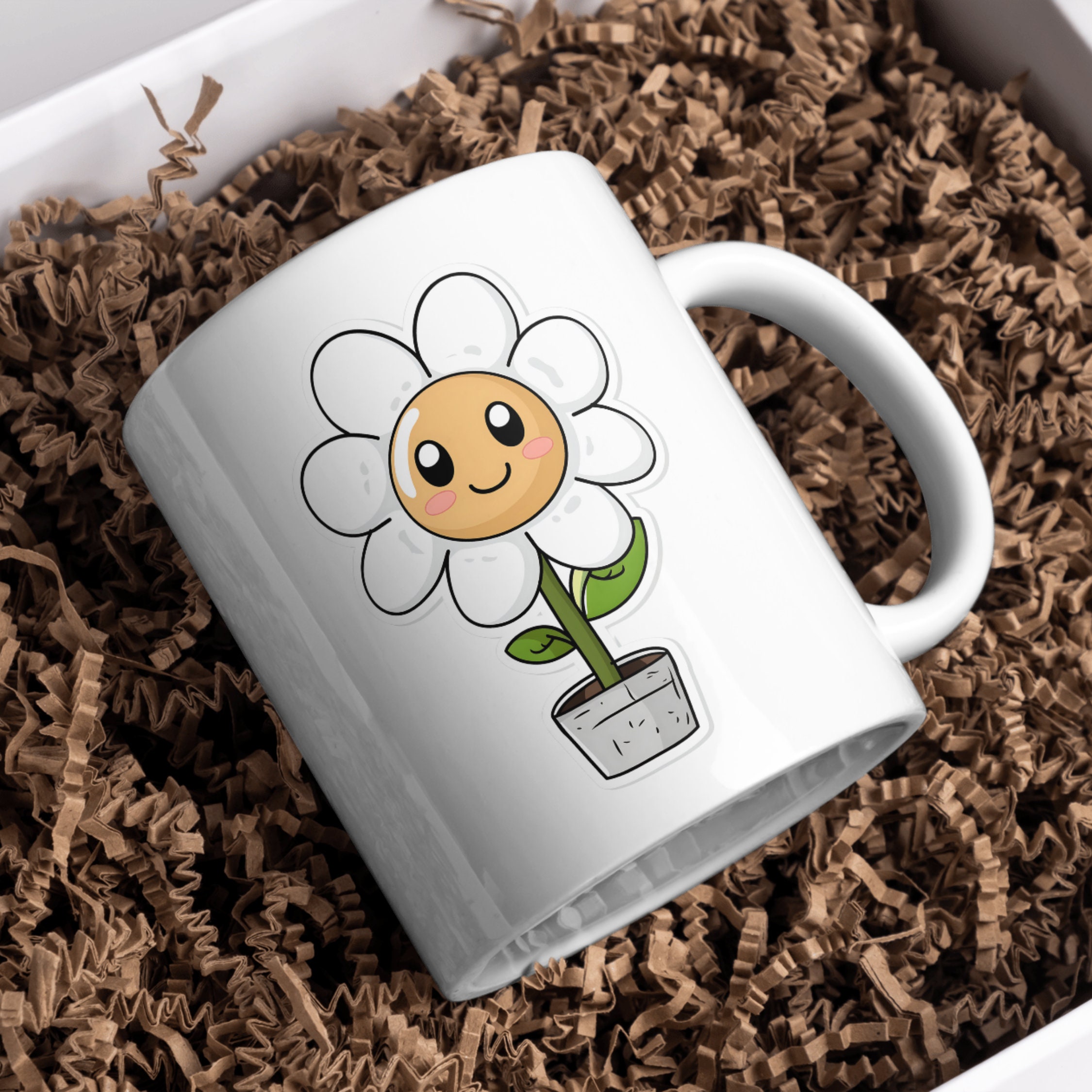 Cute Daisy Clipart! 30 Kawaii Daisy Clip Art Images. PNG, SVG, and