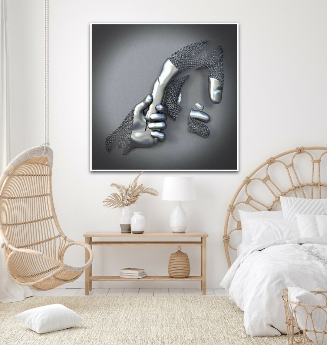 Peinture abstraite moderne - impression sur toile - Maurizio Piovan, Liberi - 120x90 cm | Leroy