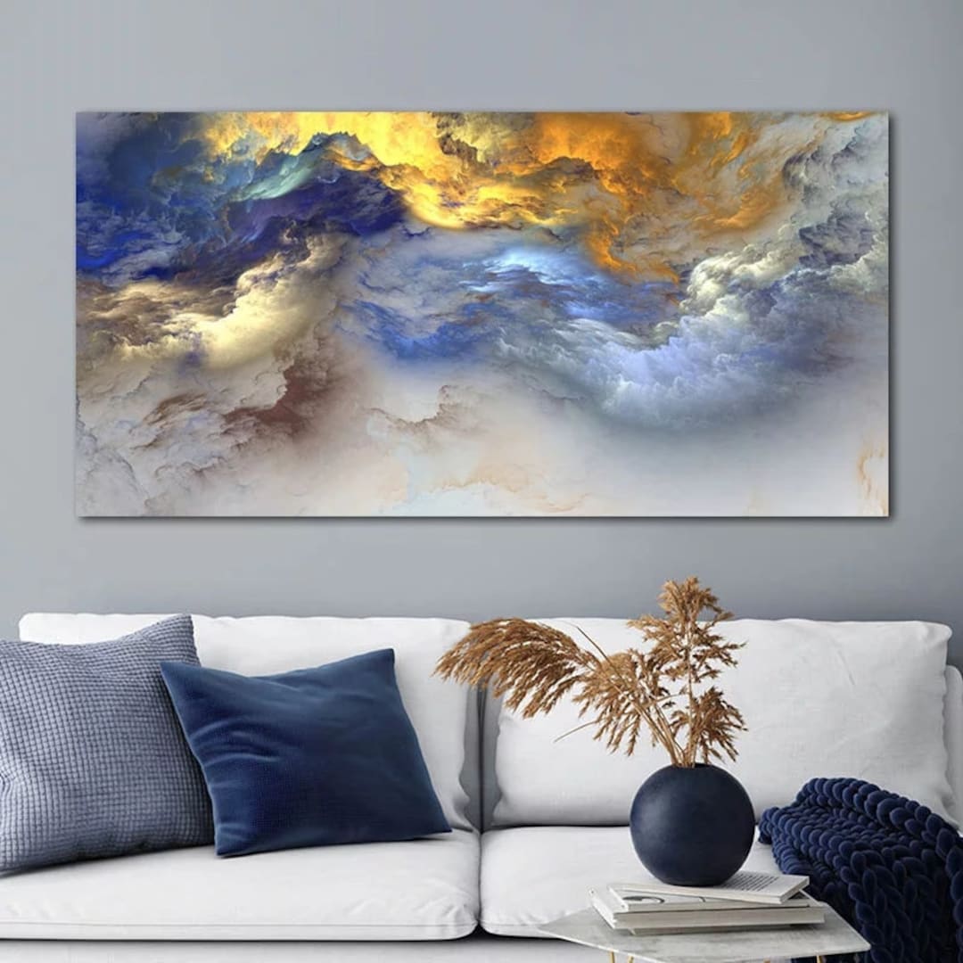 Canvas Cloud, Framed Canvas, Canvas Print, Digital Art Work, Nebular