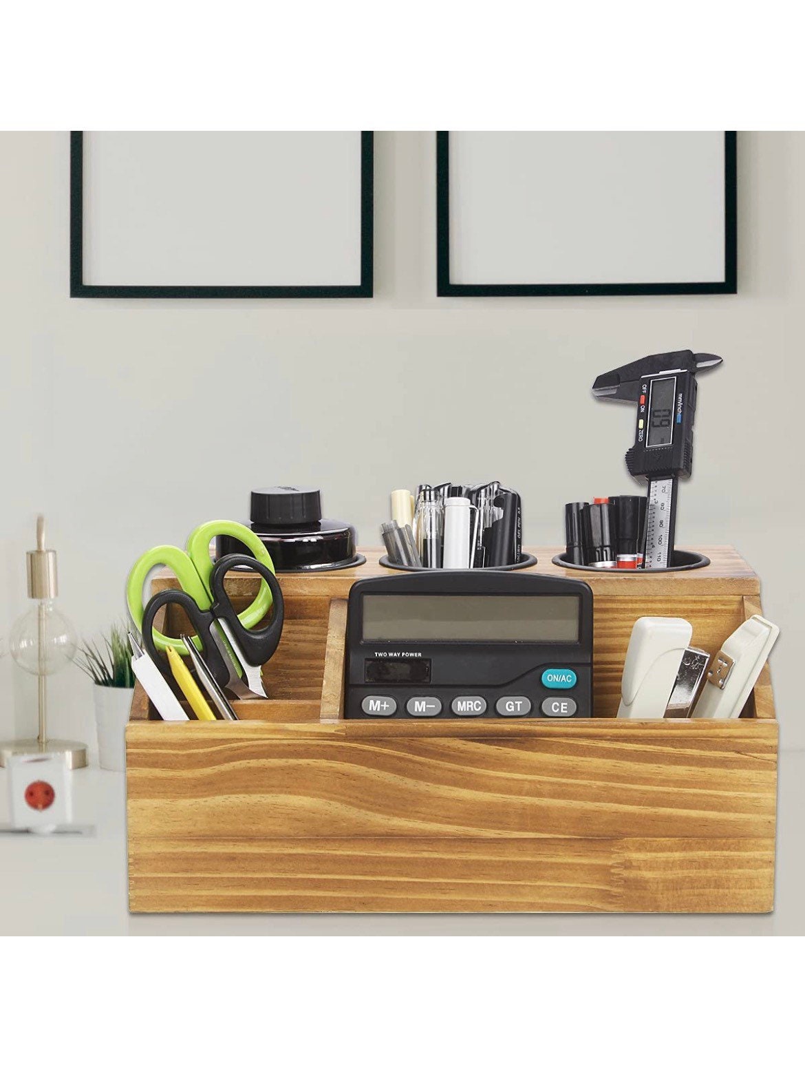 Wood Hair Dryer Holder Rustic Hair Tool Organizer and Etsy