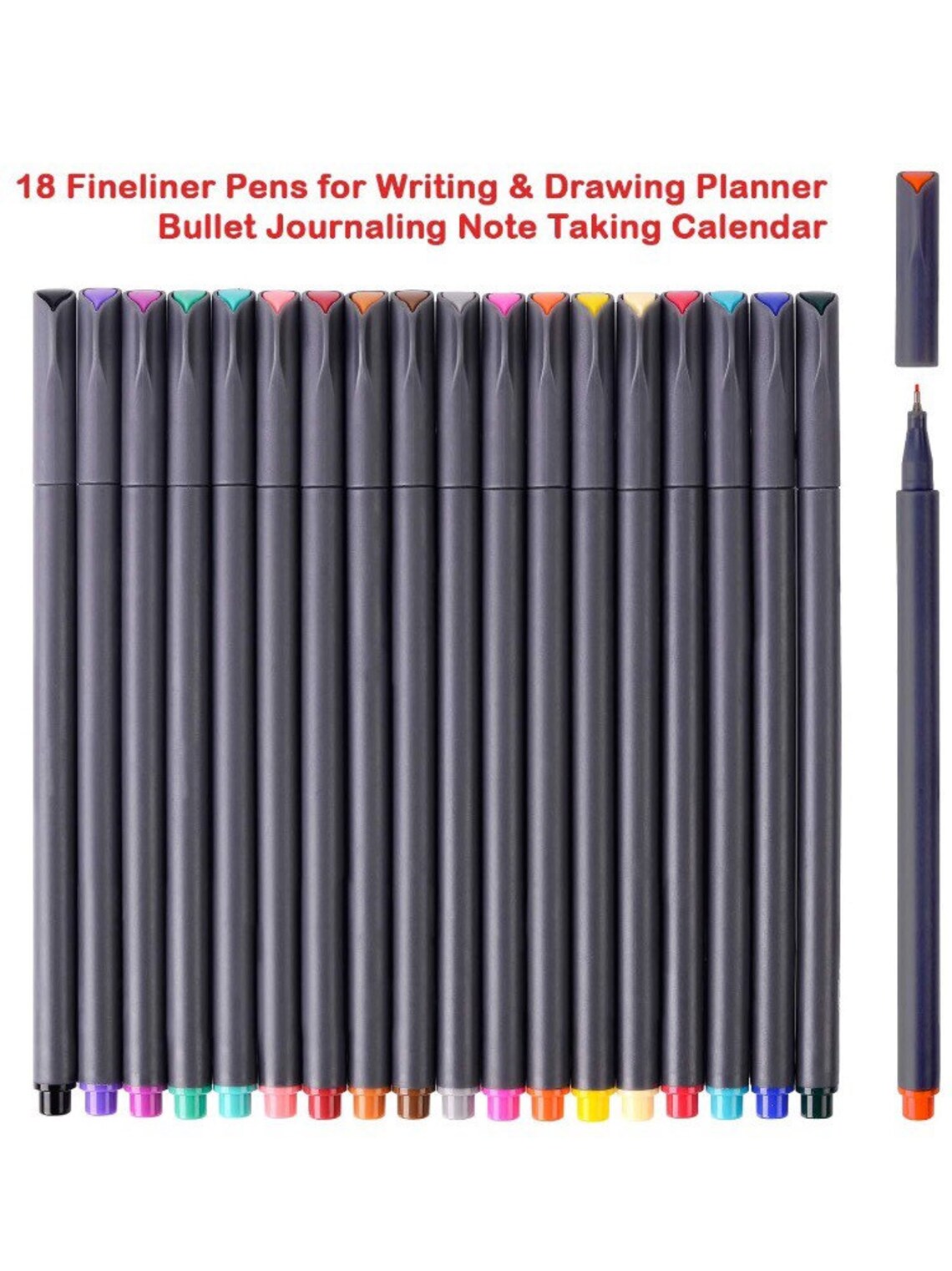 Journal Planner Pens Colored Pens Fine Point Markers Fine Tip Etsy