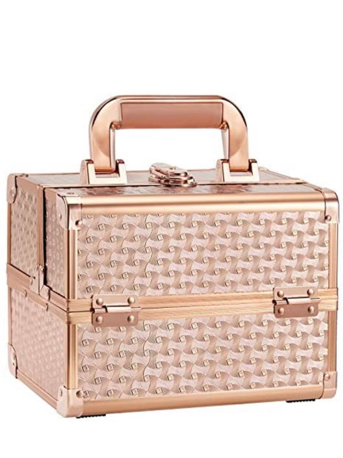 Beauty Makeup Train Case for Women Portable Cosmetic Box Etsy