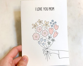 Tarjetas del Día de la Madre de Mamá / Te amo Mamá / Tarjetas para Mamá / Tarjeta de Felicitación / Tarjeta de Cumpleaños de Mamá / Día de la Madre / Tarjetas de Mamá