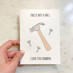 Grandpa Birthday Day Card | I love you Grandpa | Cards for Grandpa | Greeting Card | Grandpa Dad's Day Cards | Father's Day | Grandpa Cards